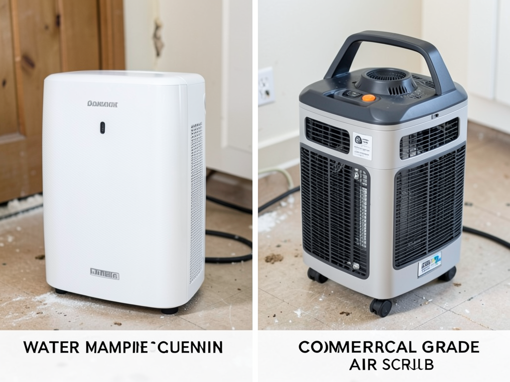 How Industrial Air Scrubbers Protect Your Family During Water Cleanup