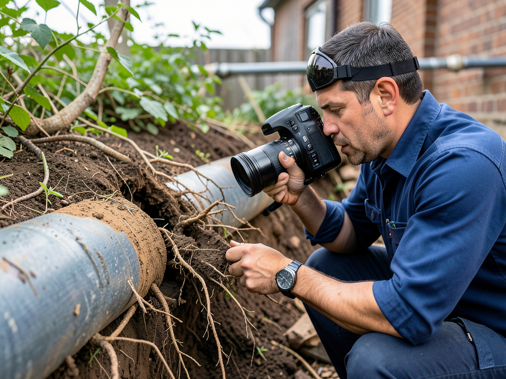 How large tree roots cause unexpected pipe bursts