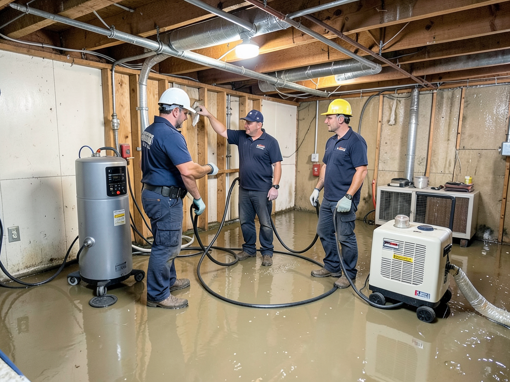 Rapid water extraction and drying for properties n