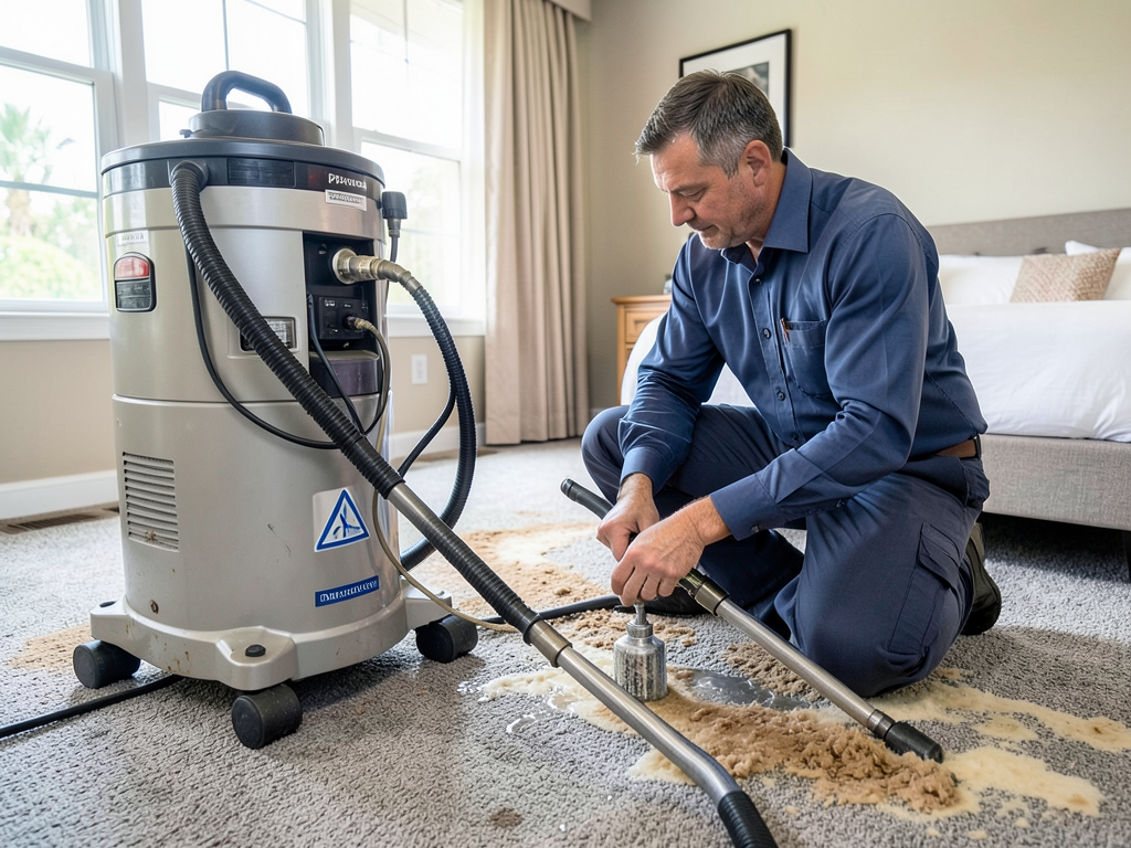 Restoring water damaged carpeting in your providen