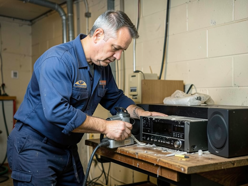 Safeguarding Expensive Home Theater Gear from Water Damage in Myers Park