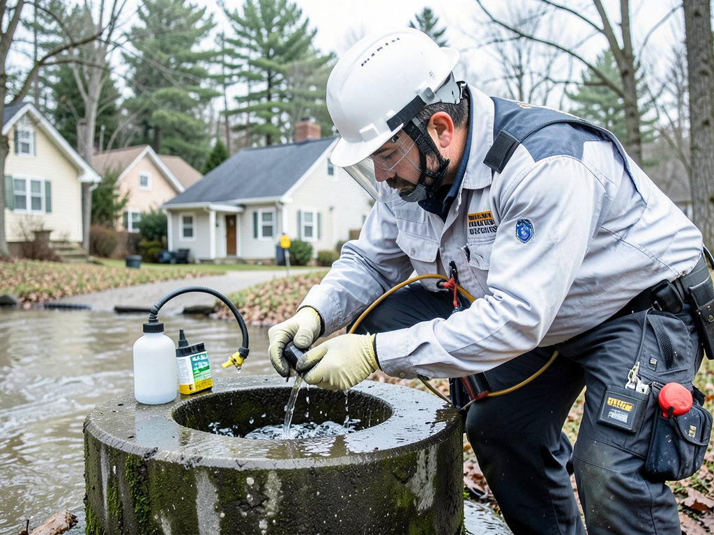 Testing your well water for contamination after he